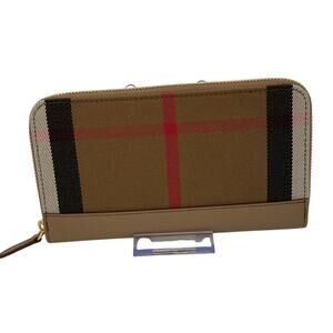 Burberry large zip-around wallet